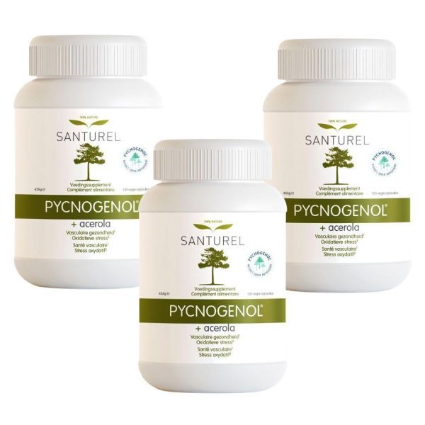 Pycnogenol® 120 x 3: Pycnogenol® + Acérola Pycnogenol® 120 x 3: Pycnogenol® + Acérola