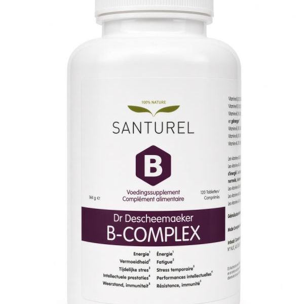 B-Complex 120 Tabs: Formule B-complexe complète avec vitamine C & PABA