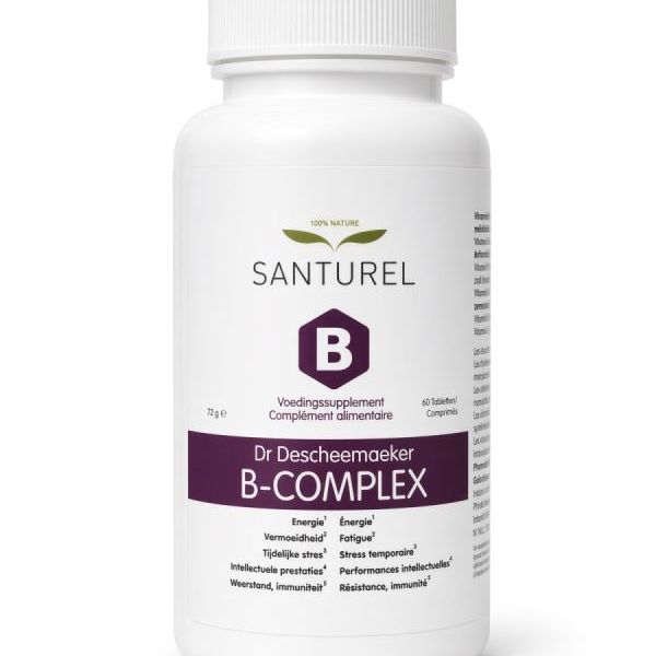 B-Complex 60 Tabs: Formule B-complexe complète avec vitamine C & PABA